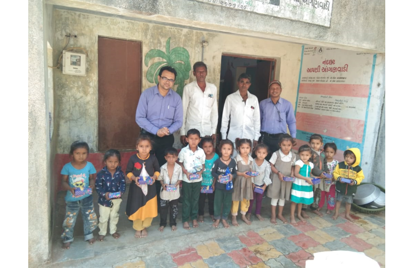 Sweet Distributed for Students of Asarma Primary School 